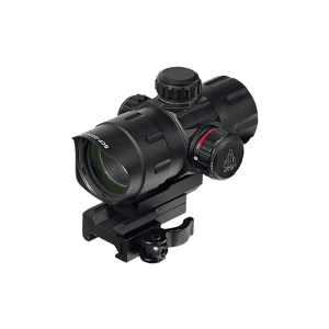 UTG Red Dot Sight 32mm 1x Red and Green T-Dot with Riser and Quick-Detach Weaver/Picatinny Mount Matte