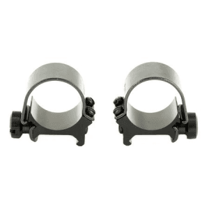 Weaver Top Mount 1 Inch Low Quick Detach Black Steel