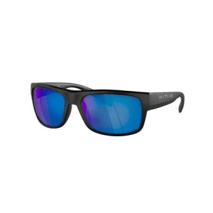 Native Eyewear Ashdown Matte Black Frame with Blue Reflex Lenses