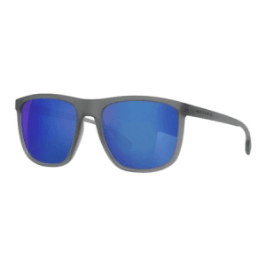 Native Eyewear Mesa Smoke Crystal Frame with Blue Reflex Polarized Lenses