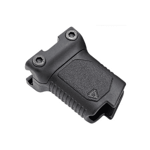 Strike Ind Angled Vertical Grip Short Black Polymer with Cable Management Storage for Picatinny Rail