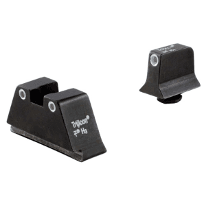 Trijicon Suppressor/Optic Height Sight Set White/Grn Glock
