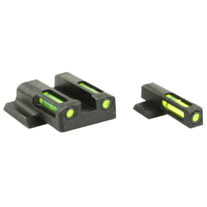 Hi-Viz Litewave H3 Sight Set Sw Shield Grn Tritium White
