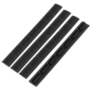 ERGO KEYMOD 7-SLOT WEDGELOKA(R) RAIL COVERS - 4 PACK | BLACK