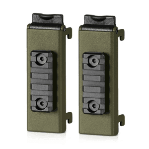 SAVIOR EQUIPMENT Picatinny Rail Hooks for Slat Wall Rack OD Green