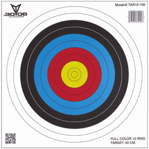 30-06 OUTDOORS Paper Targets 40 cm 10 Ring 100pk Assorted