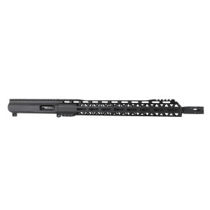Bc-9 | 9mm Billet Left Side Charging Right Ejecting Bufferless Upper | 16" Parkerized M4 Barrel | 1:10 Twist | Blow Back Gas System | Talon 15" Mlok Split Rail | With Bcg & Charging Handle