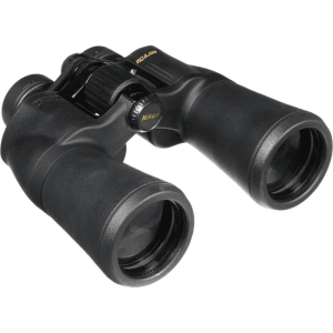 Nikon Aculon A211 Binoculars - 12x50mm Bak-4 Porro Prism Black Rubber-Coated