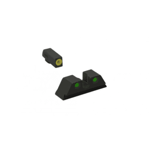 Meprolight ML41231 Hyper-Bright Yellow Ring Front/Green Rear Sights for Kimber DASA Revolvers