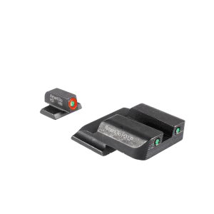 Ameriglo Trooper Tritium Handgun Sight Set For S&w M&p Shield (Excludes Ez) Green Rear Green With Orange Front