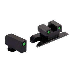 Ameriglo Optic Compatible Sight Set For Glock 43x/48 A-Cut Green With Black Front And Back