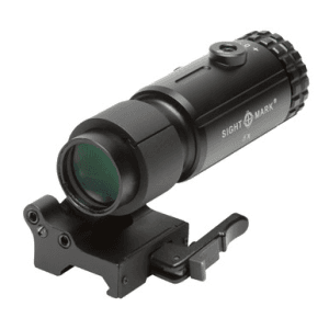 Sightmark T-5 5x Magnifier Flip To Side Mount 30mm 23mm Objective For Red Dot Holographic