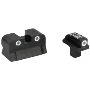Trijicon 600138 Bright & Tough Night Sights Green/Tritium White Outline Front Sight-Green/Tritium White Outline Rear Sight Colt 1911 0.125 Tang