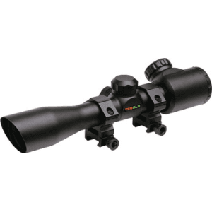 Truglo 4x32mm Crossbow Scope Weaver Style Rings Illuminated Dual Color Reticle Matte Finish