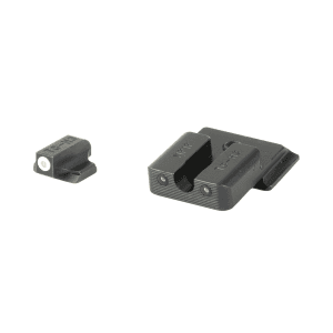 Truglo Tg231mp1w Tritium Pro Black | Green Tritium White Outline Front Sight Green Tritium Rear Sight