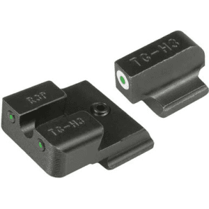 Truglo Tg231r3w Tritium Pro Black | Green Tritium White Outline Front Sight Green Tritium Rear Sight