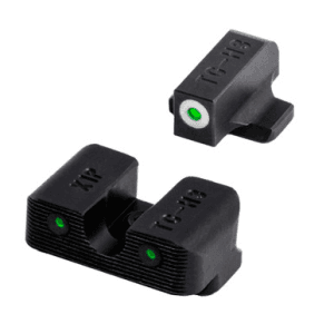 Truglo Tg231x1w Tritium Pro Black | Green Tritium White Outline Front Sight Green Tritium Rear Sight