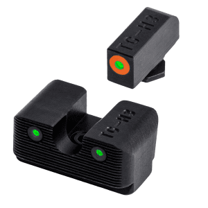 Truglo Tg231z1c Tritium Pro Black | Green Tritium Orange Outline Front Sight Green Tritium Rear Sight