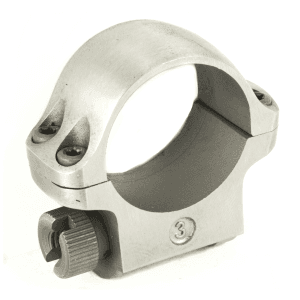 Ruger 90281 Silver 1 Inch Low Scope Ring For 32 Mm Objective Diameter