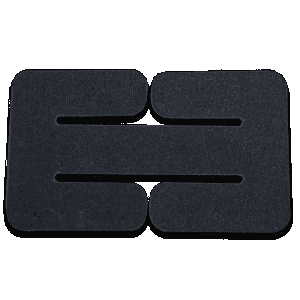 Vertx VTX5135 Belt Adapter Panel Fits All Molle Black Velcro One-Wrap Belt Mount