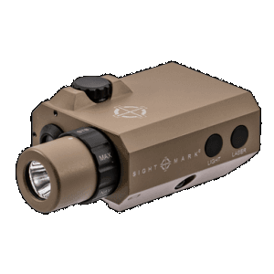 Sightmark Lopro Mini Flashlight Green Laser Rifle Sight 532nm 5mw 1.50 In Dot 50 Yd Dark Earth