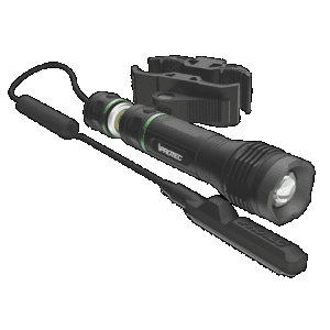 Iprotec Lg250 Green Firearm Light Long Gun Mount Led 250 Lumens Aaa