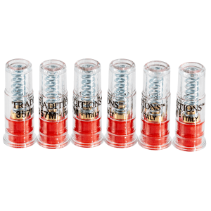 Traditions Asc357 Snap Caps Handgun 357mag Plastic Brass Base 6pack