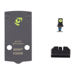 Night Fision Nf Plate+ns 507k Fits G43x/48 Mos Glock Slimline Red Dot Cowitness