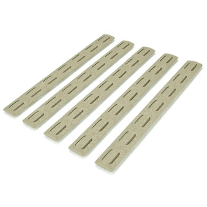 Bravo Company BCM GUNFIGHTER MCMR M-LOK Rail Cover Polymer Flat Dark Earth 5PK
