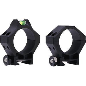 Hawkins Precision Ultra-Light Tactical 30mm Scope Rings Matte Black Low