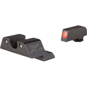Trijicon Hd Night Sight Set For Glock 42, 43, 43x, 48 Steel Matte 3-Dot Tritium Green With Orange Front Dot Outline