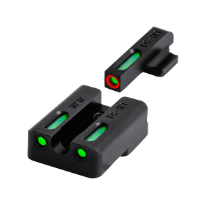 Truglo Tfx Pro Sight Set For Sig Sauer P365 Tritium Fiber Optic Green With Orange Front Dot Outline