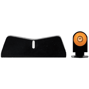 Xs Sight Systems Xs Dxw2 Night Sight Set For Glock 17, 19, 22, 23, 24, 26, 27, 31, 32, 33, 34, 35, 36, 38 Big Dot Tritium Front, White Stripe Rear Orange