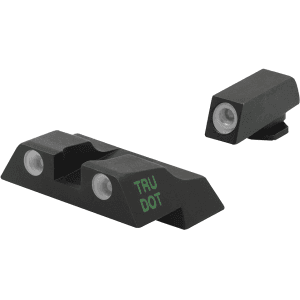 Meprolight Tru-Dot Sight Set For Glock 26, 27 Steel Blue Tritium Green