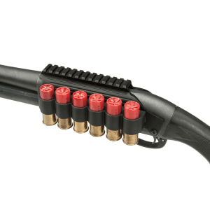 TacStar Shotgun Shell Holder with Optics Rail for Remington 870, 1100, 11-87 6-Round 12 Gauge