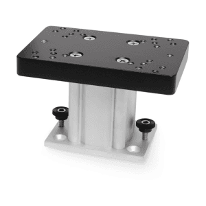 Cannon Downrigger Fixed Base Pedestal Downrigger Mount 4" Aluminum