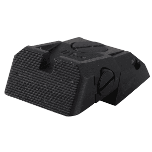 Kensight Adjustable Defensive 1911 Rear Sight Novak Lomount Cut Steel Black Fully Serrated Blade