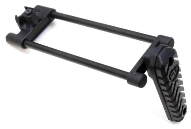 A3 Industries Universal Picatinny Mount - Modular Telescoping Stock w/Rubber Buttpad Black 7.00in