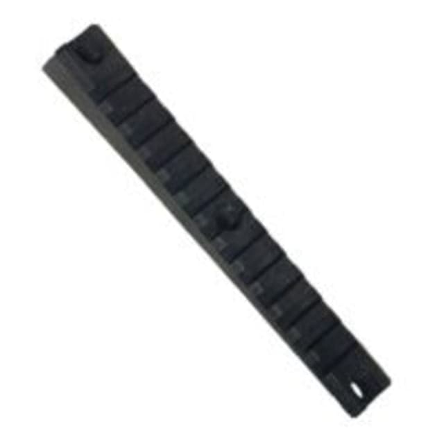 Accuracy Solutions Picatinny Rail Tilted 13 Slots Black Picatinny Rail Tilted