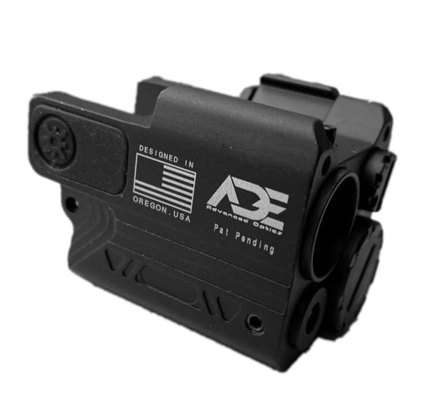 ADE Advanced Optics HG54G Plus 2 Full Metal Green Laser/Flashlight Sight Springfield Hellcat OSP/PRO/Micro-Compact 9MM Pistol Black HG54 PLUS