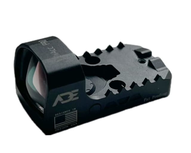 ADE Advanced Optics NUWAcc PRO Motion Awake 1x20mm Micro Green Dot Sight 3 MOA Green Dot Black Pro