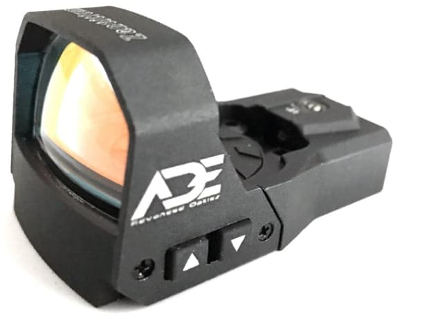 ADE Advanced Optics Micro Mini Reflex Red Dot Sight 4 MOA Reticle Black
