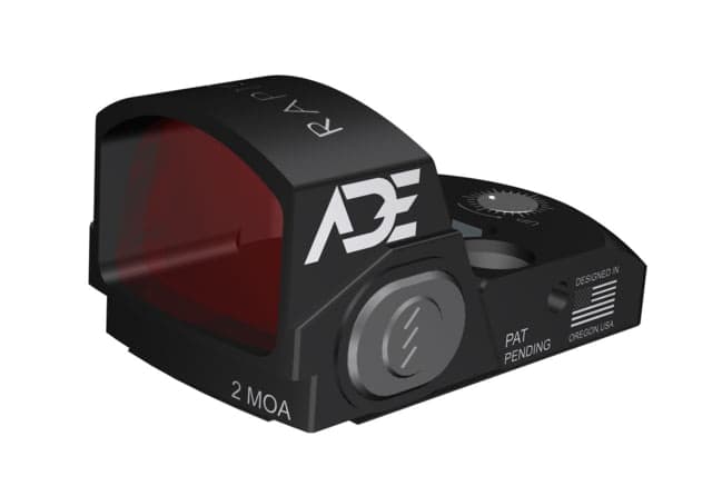 ADE Advanced Optics Raptor Red Dot Sight 2 MOA Black