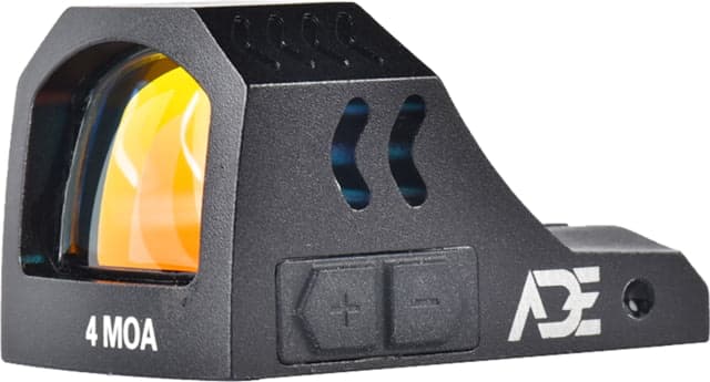 ADE Advanced Optics Trumpet PRO Motion Awake Reflex Blue Dot Sight 1x26mm 4 MOA Reticle Black