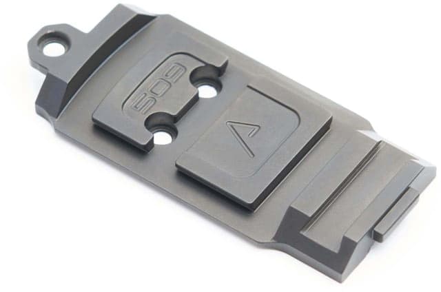 Agency Arms Holosun 509T Standard Dovetail Configuration Agency Optic System AOS Optic Plate for Glock Black