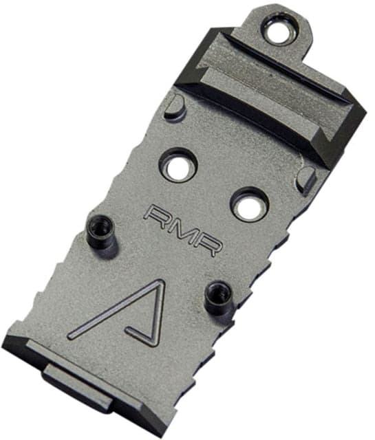 Agency Arms RMR Iron Forward Red Dot Sight Mount for Glock AOS Plates Black