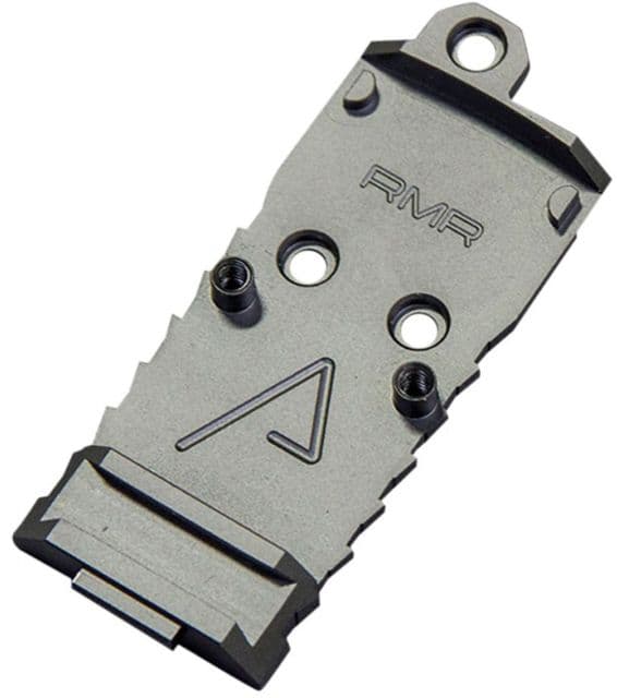 Agency Arms RMR Standard Red Dot Sight Mount Plate for Glock AOS Plates Black