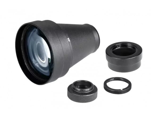 AGM Global Vision Afocal Magnifier Lens Assembly 3X Black 2.5x3