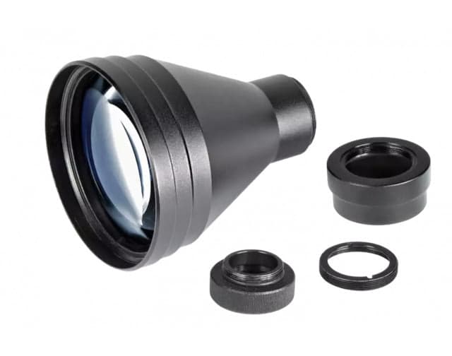 AGM Global Vision Afocal Magnifier Lens Assembly 5X Black 2.7x3.1