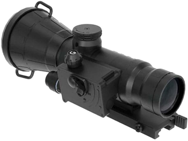 AGM Global Vision Long Range Night Vision Clip-On System with FOM 2000+ Gen 3 Auto-Gated P45-White Phosphor IIT Black